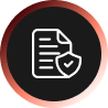 Lock and data packet icon inside a black circle with green halo, symbolizing Vehere’s commitment to privacy protection and standards-compliant packet capture for lawful interception