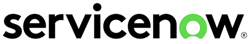 ServiceNow logo representing its integration with Vehere.