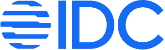 IDC logo representing the global technology research and advisory organization.
